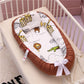 Cross-border folding removable and washable pressure-proof crib mid-bed