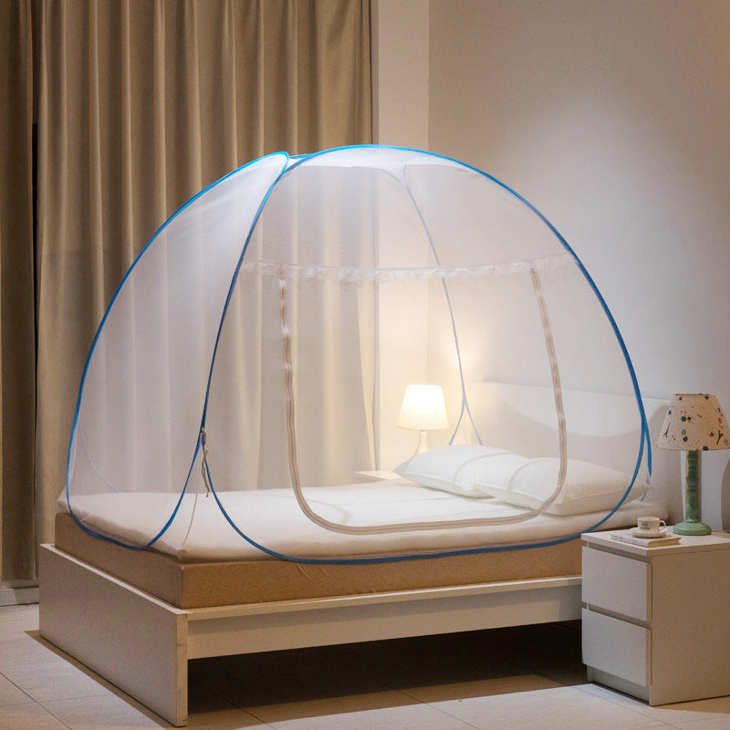 Installation-free mosquito nets yurts