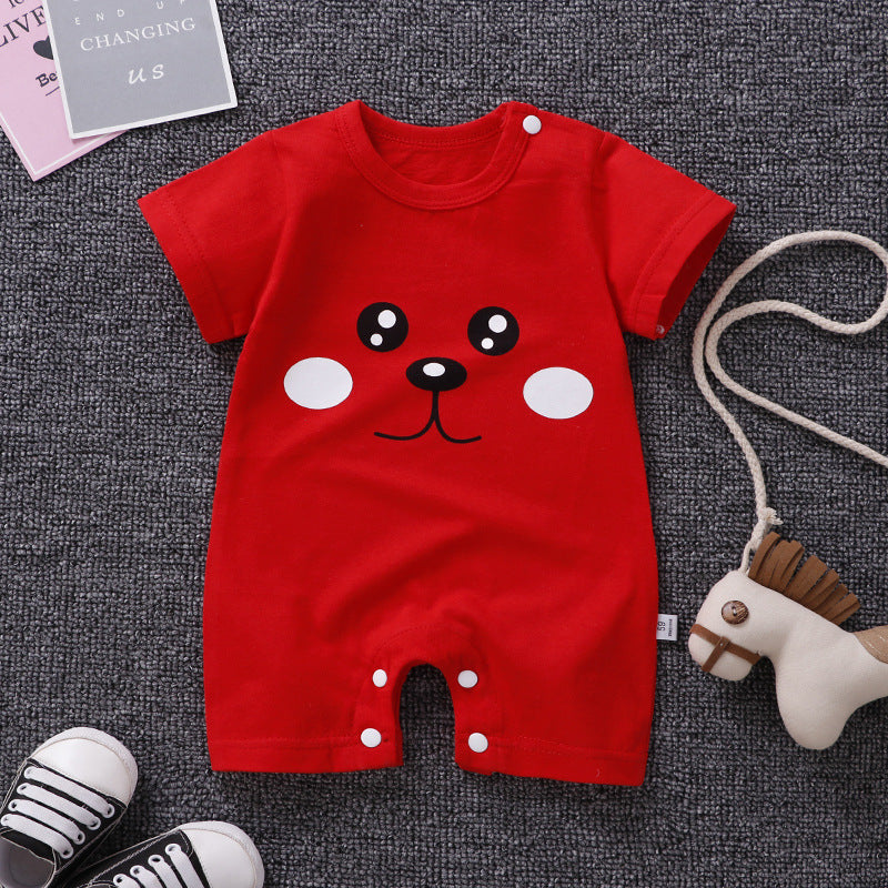 Fashion Baby Cotton One-piece Cartoon Romper