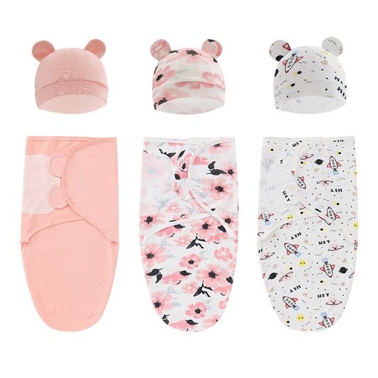 Baby Wrapped Sleeping Bag & Hat