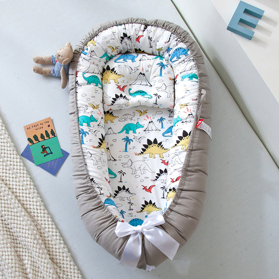 Cross-border folding removable and washable pressure-proof crib mid-bed