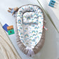 Cross-border folding removable and washable pressure-proof crib mid-bed