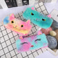 Laser color cat plush pencil case