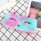 Laser color cat plush pencil case