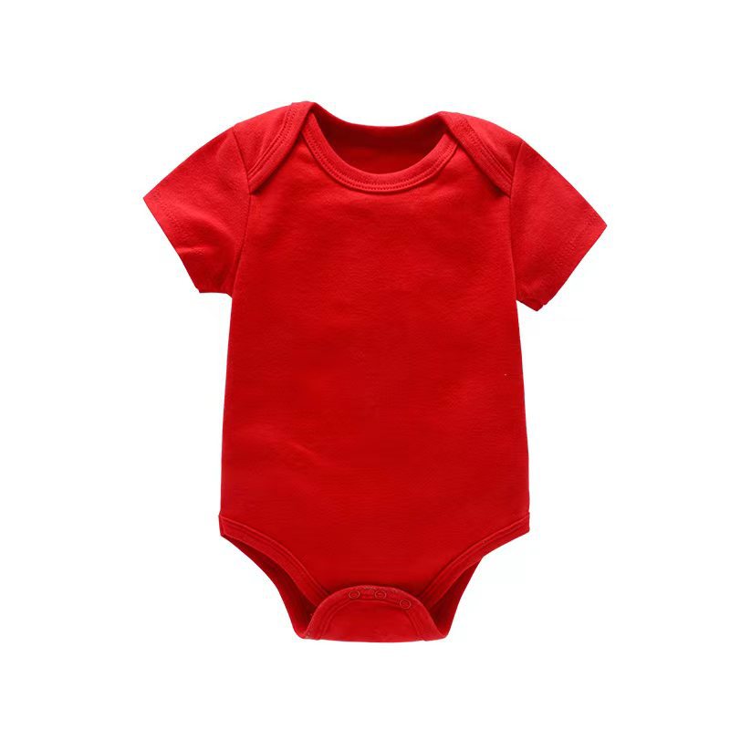 Baby's Solid Color One-piece Suit