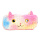 Laser color cat plush pencil case