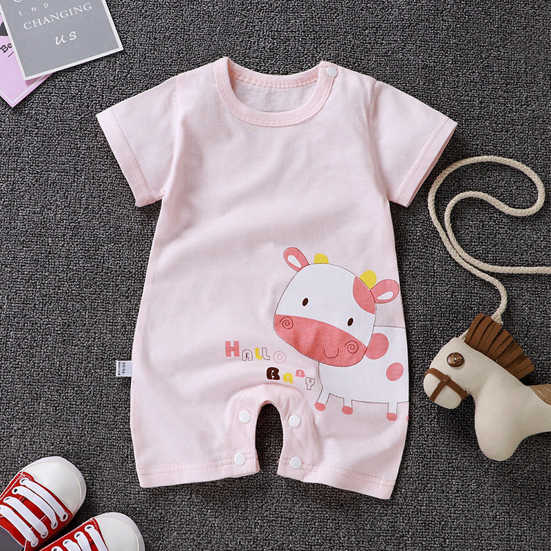 Fashion Baby Cotton One-piece Cartoon Romper