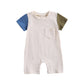 Baby summer jumpsuit three-dimensional color