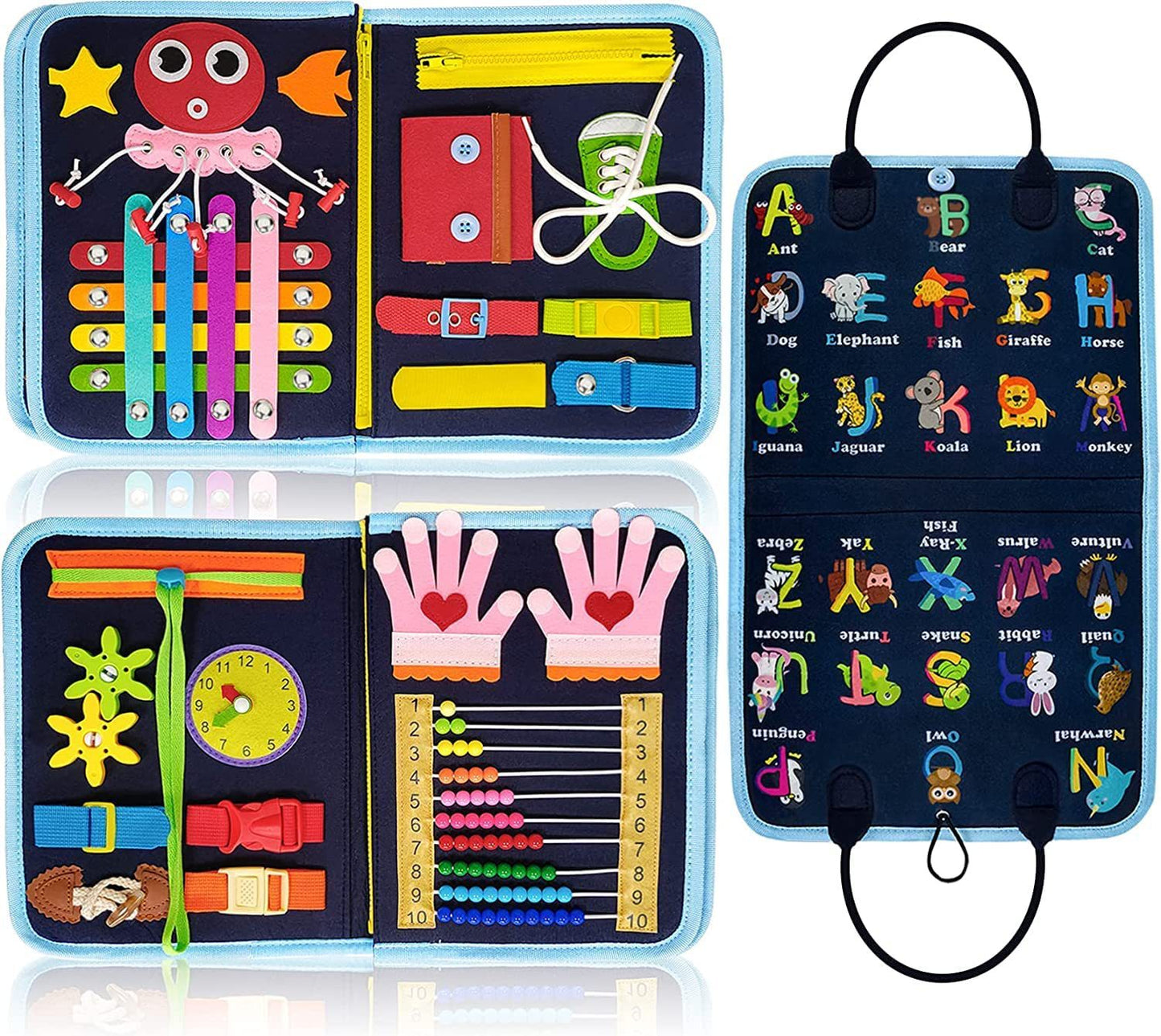 CE/CPC/GRS certified cross-border children's dressing buckle learning board