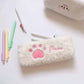 Aquarius cute girl heart cat claw pencil case