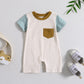 Baby summer jumpsuit three-dimensional color