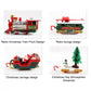 Santa Claus Christmas Tree Decoration Train (Electric Christmas Train for Kids) With Music and LED