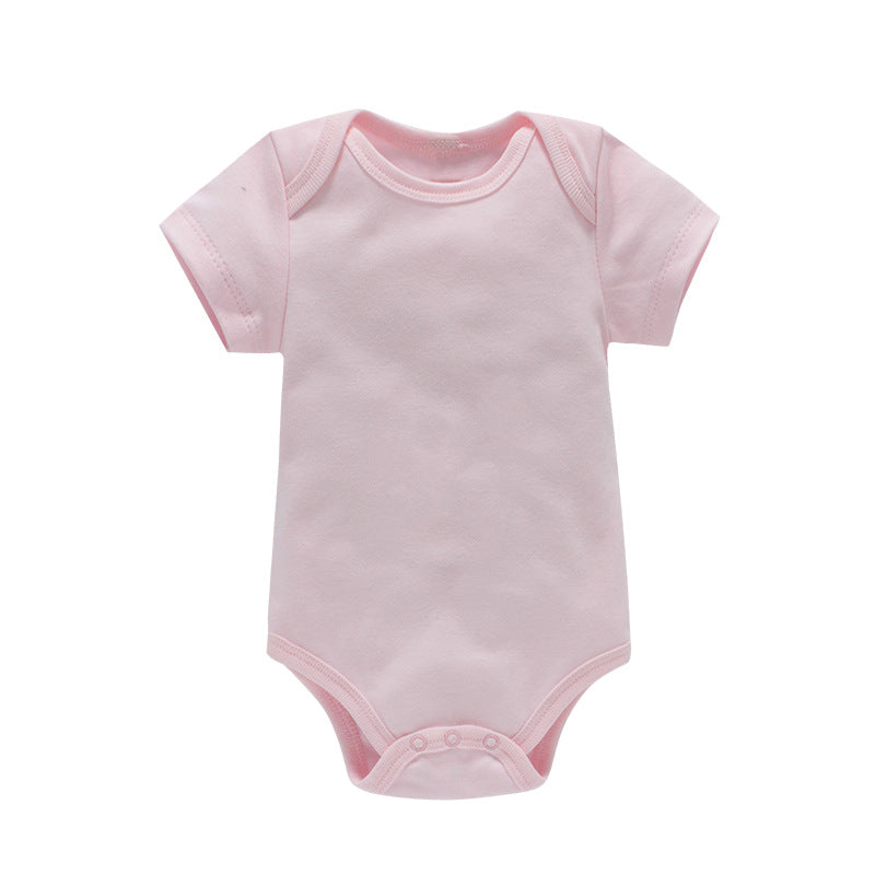 Baby's Solid Color One-piece Suit